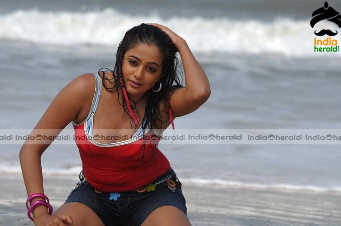 Wet South Indian Actresses In Beach Hot Photos Set 2