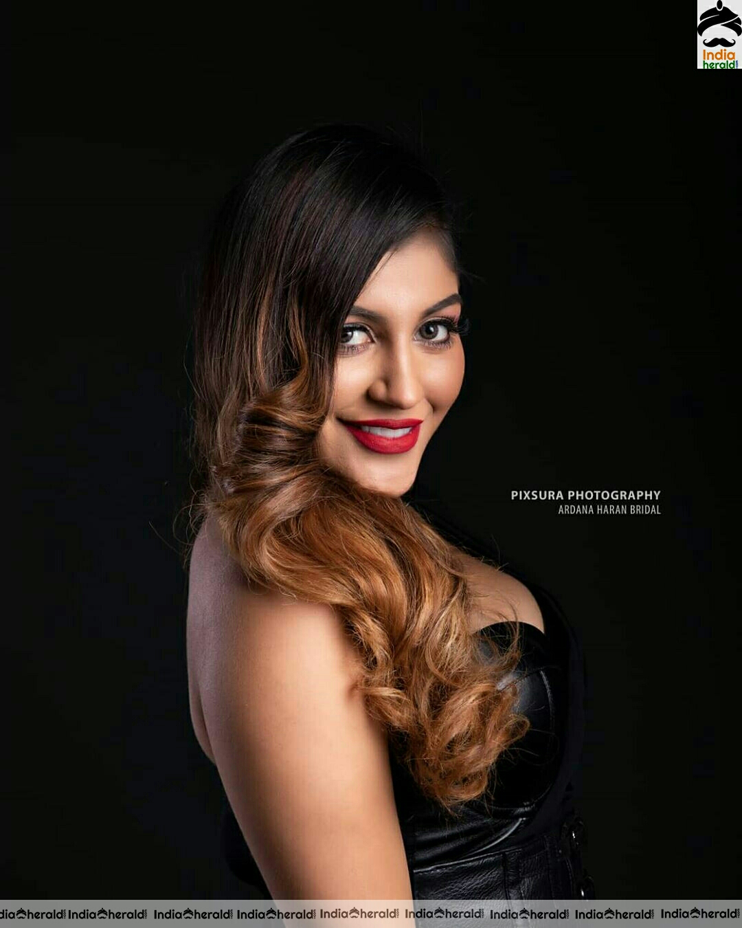 Yashika Aannand Hot Black Sizzling Photoshoot