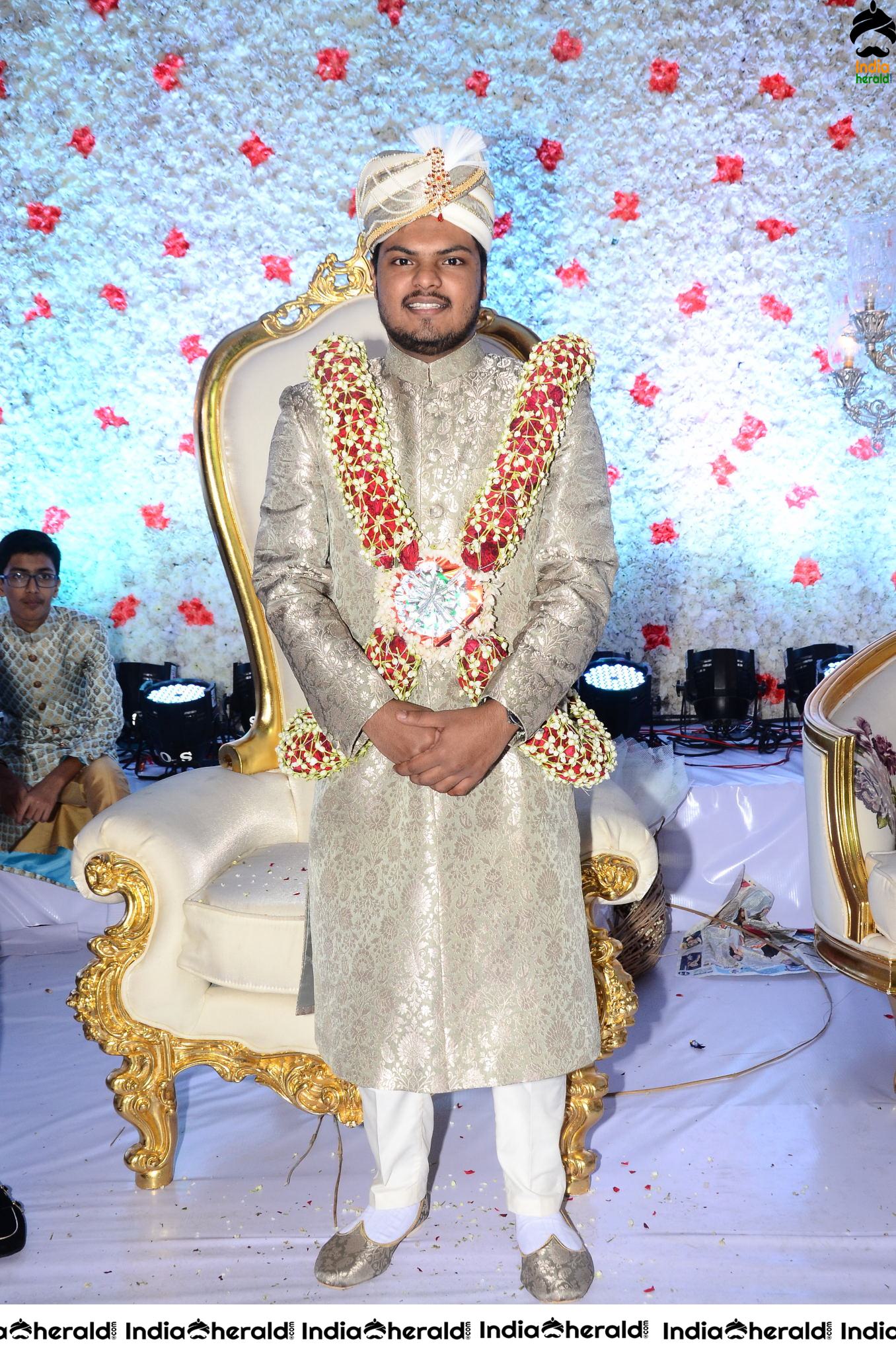 Ahmed Abhdul Taqveem and Zoha Mujeeb Wedding Ceremony at Kings Kohinoor Mehdipatnam Set 1