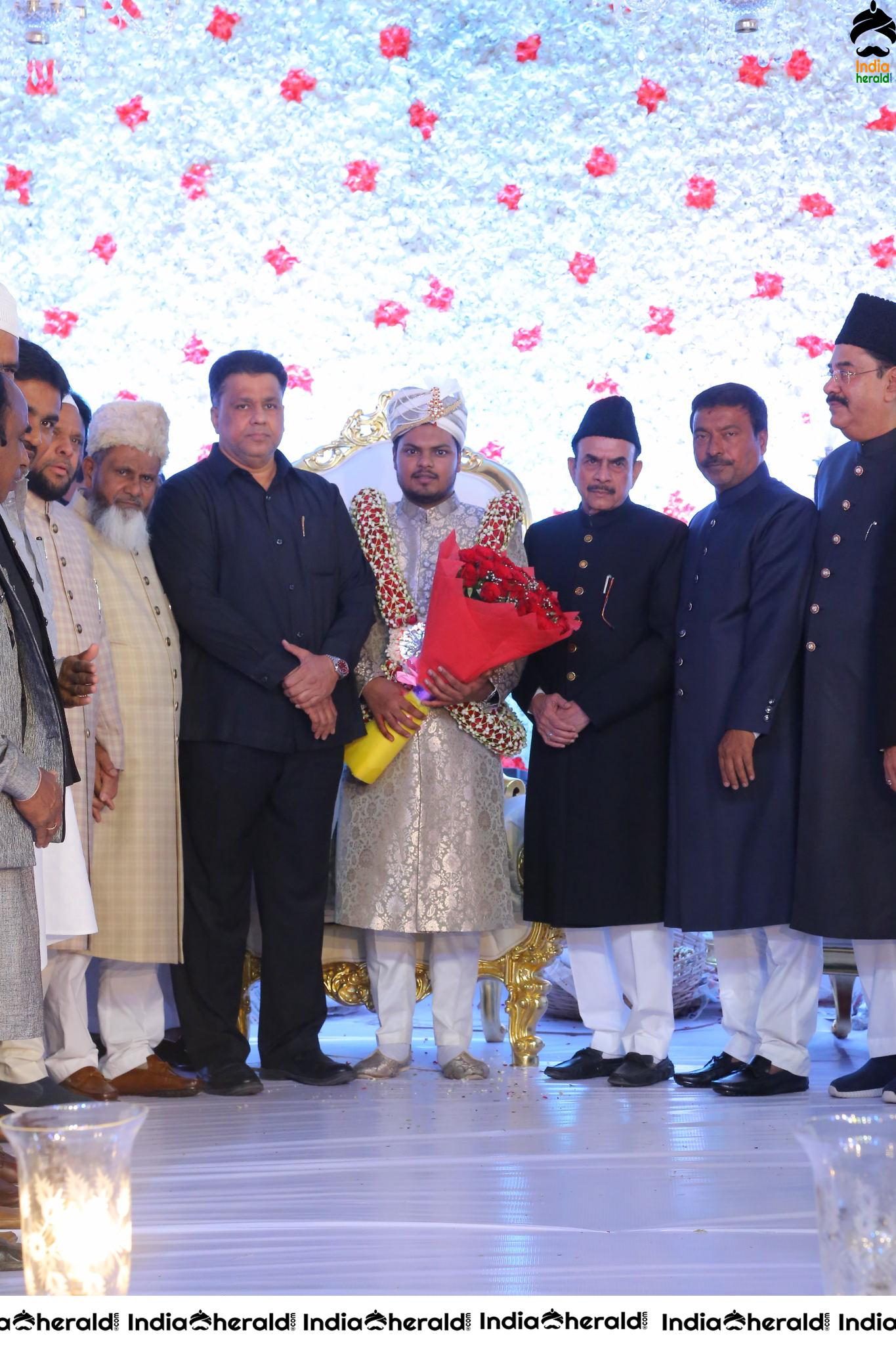 Ahmed Abhdul Taqveem and Zoha Mujeeb Wedding Ceremony at Kings Kohinoor Mehdipatnam Set 1