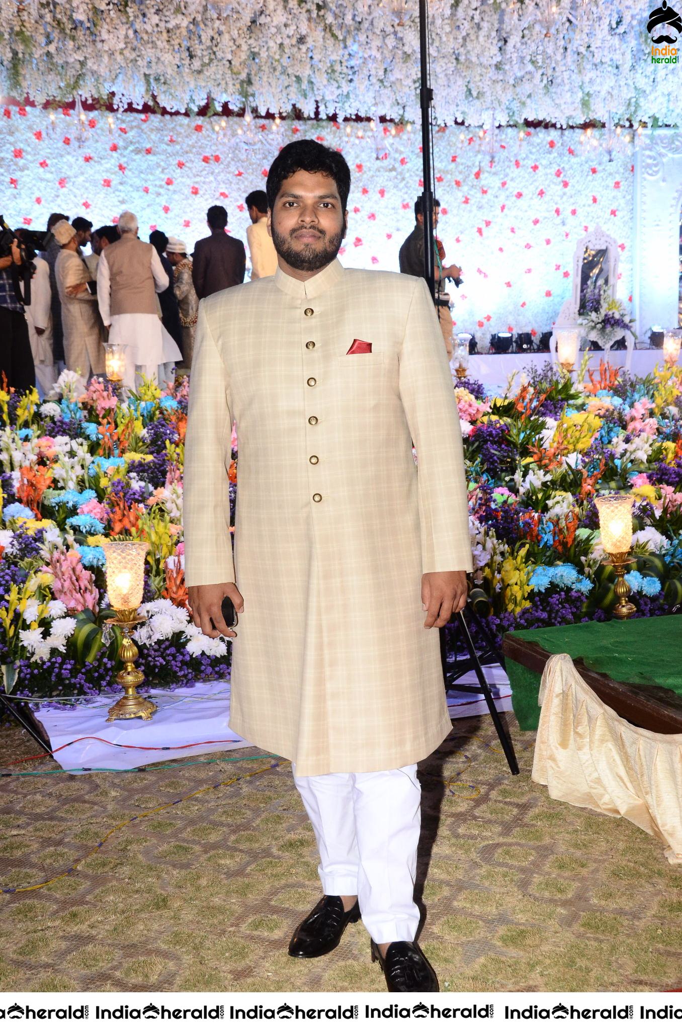 Ahmed Abhdul Taqveem and Zoha Mujeeb Wedding Ceremony at Kings Kohinoor Mehdipatnam Set 2