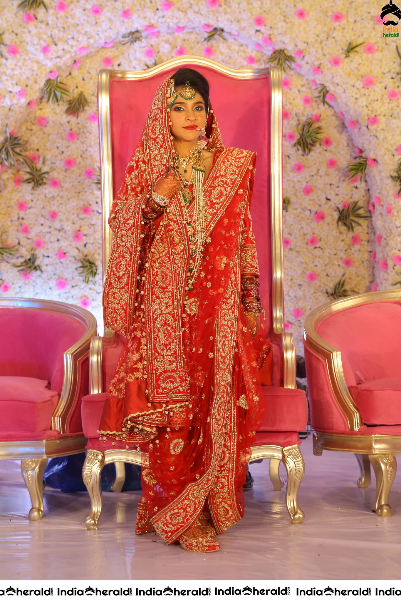 Ahmed Abhdul Taqveem and Zoha Mujeeb Wedding Ceremony at Kings Kohinoor Mehdipatnam Set 4