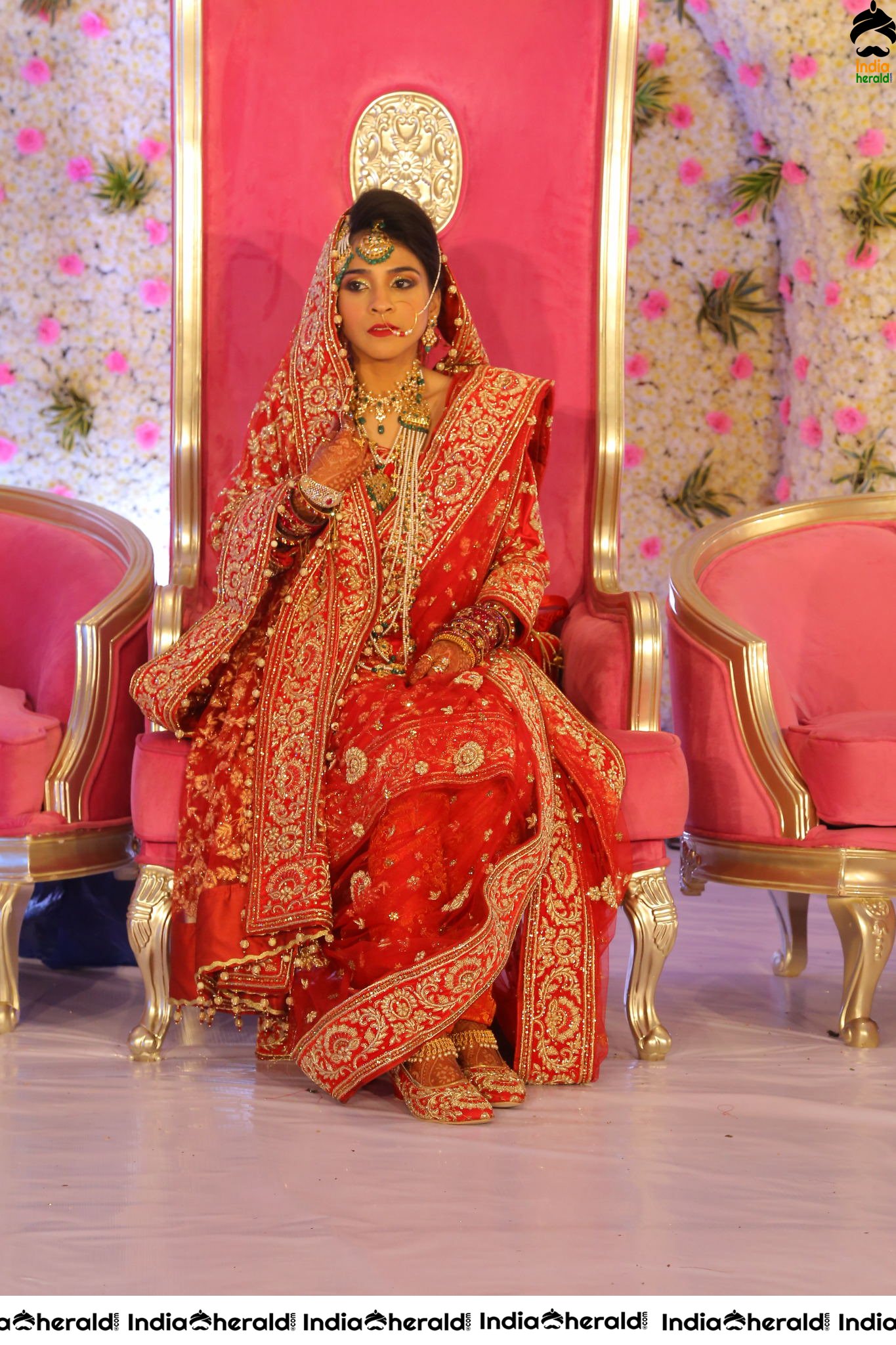 Ahmed Abhdul Taqveem and Zoha Mujeeb Wedding Ceremony at Kings Kohinoor Mehdipatnam Set 4