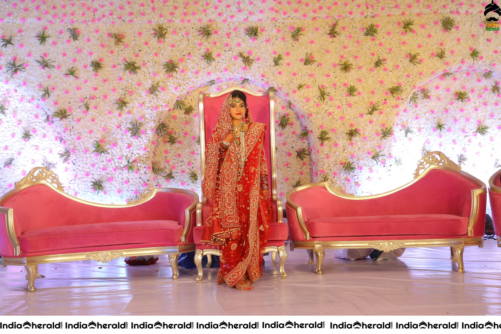 Ahmed Abhdul Taqveem and Zoha Mujeeb Wedding Ceremony at Kings Kohinoor Mehdipatnam Set 4