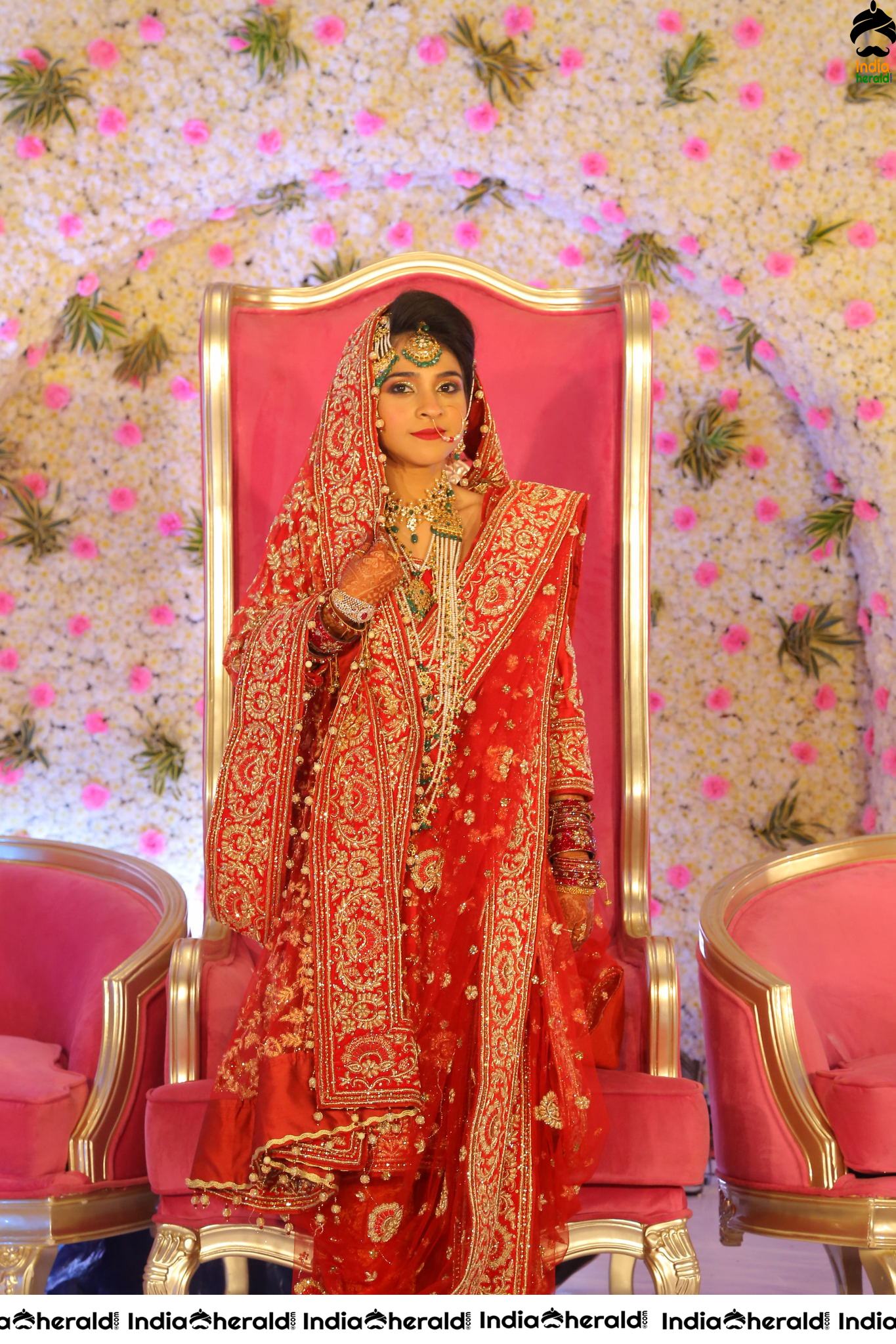 Ahmed Abhdul Taqveem and Zoha Mujeeb Wedding Ceremony at Kings Kohinoor Mehdipatnam Set 4