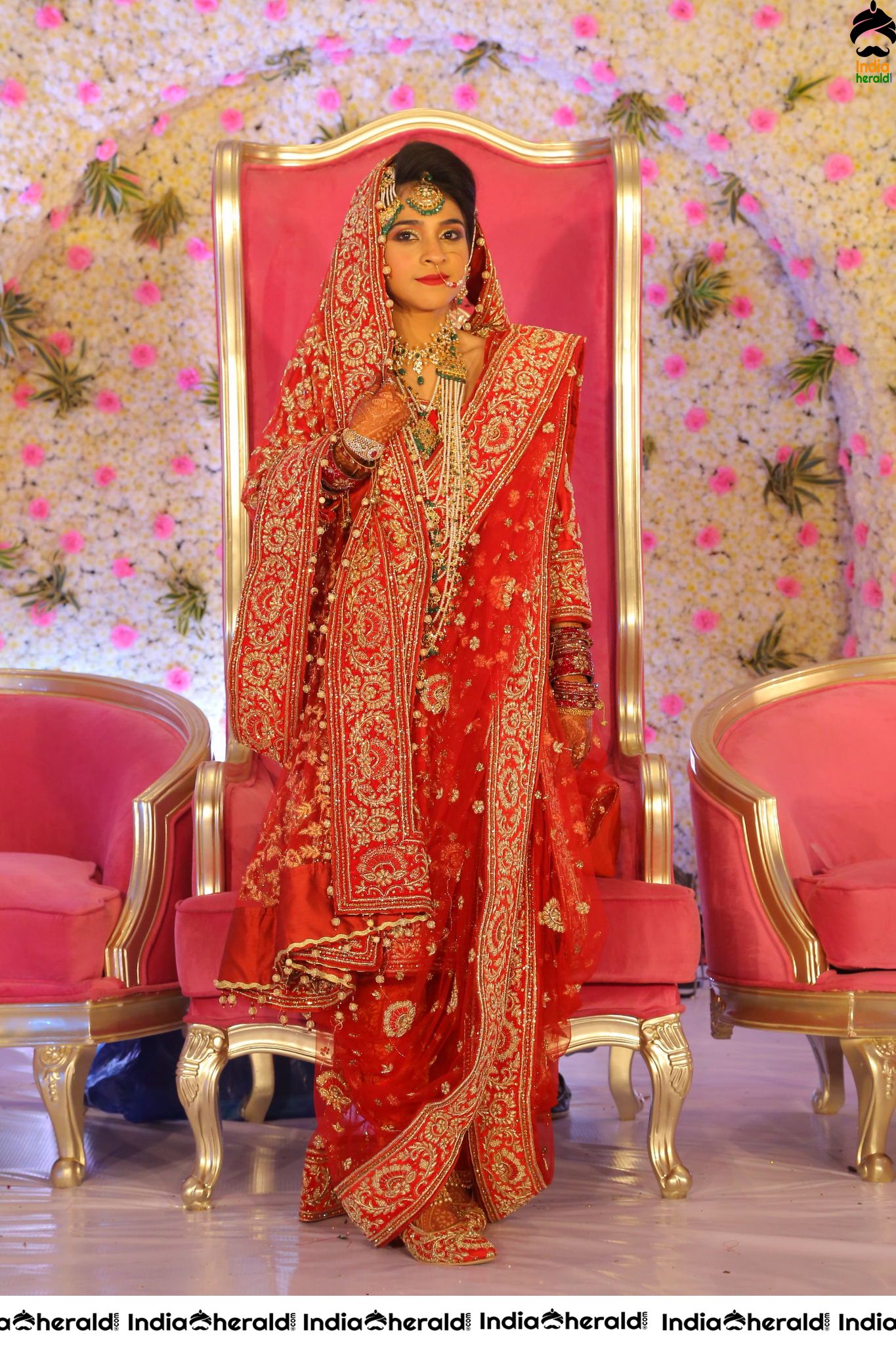 Ahmed Abhdul Taqveem and Zoha Mujeeb Wedding Ceremony at Kings Kohinoor Mehdipatnam Set 4