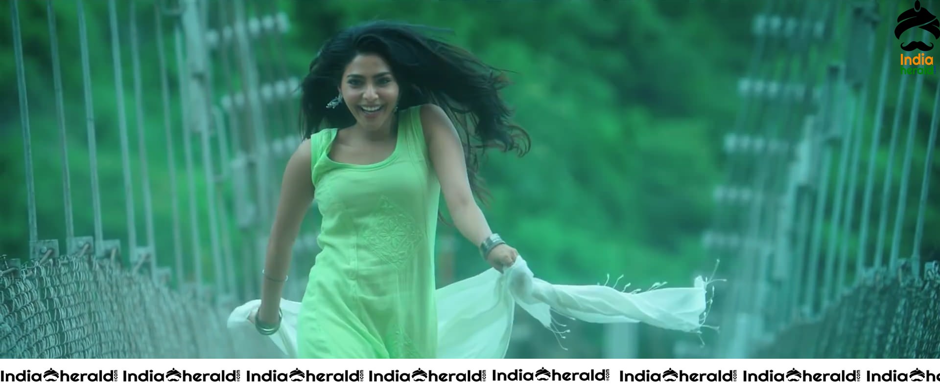 Aishwarya Lekshmi Hot Stills along with Vishal featuring Tamil Song Azgae Set 1