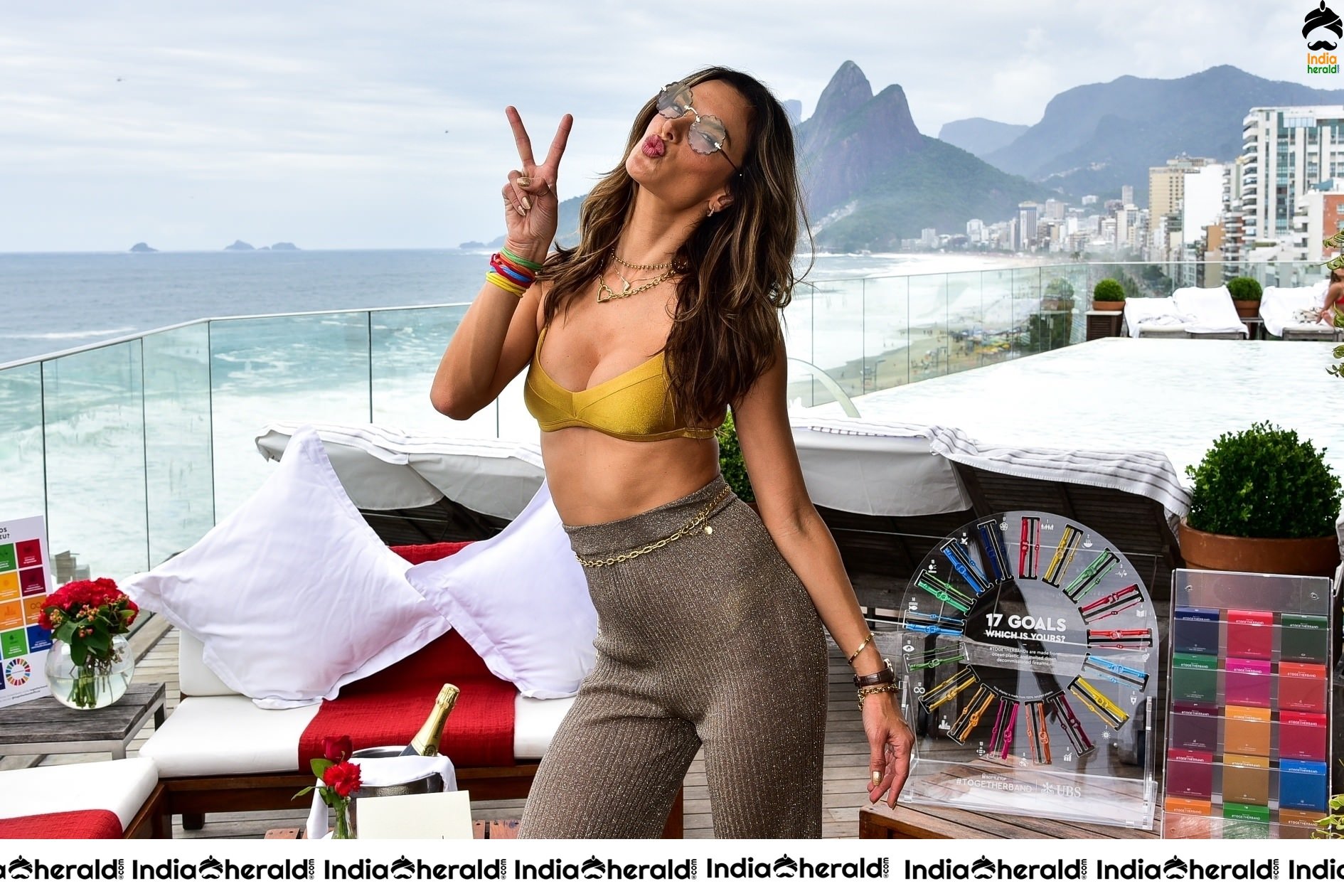 Alessandra Ambrosio Carnaval celebration hosted by GAL Floripa in Rio de Janeiro