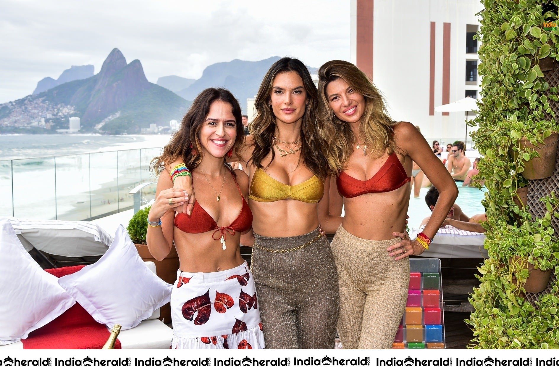 Alessandra Ambrosio Carnaval celebration hosted by GAL Floripa in Rio de Janeiro