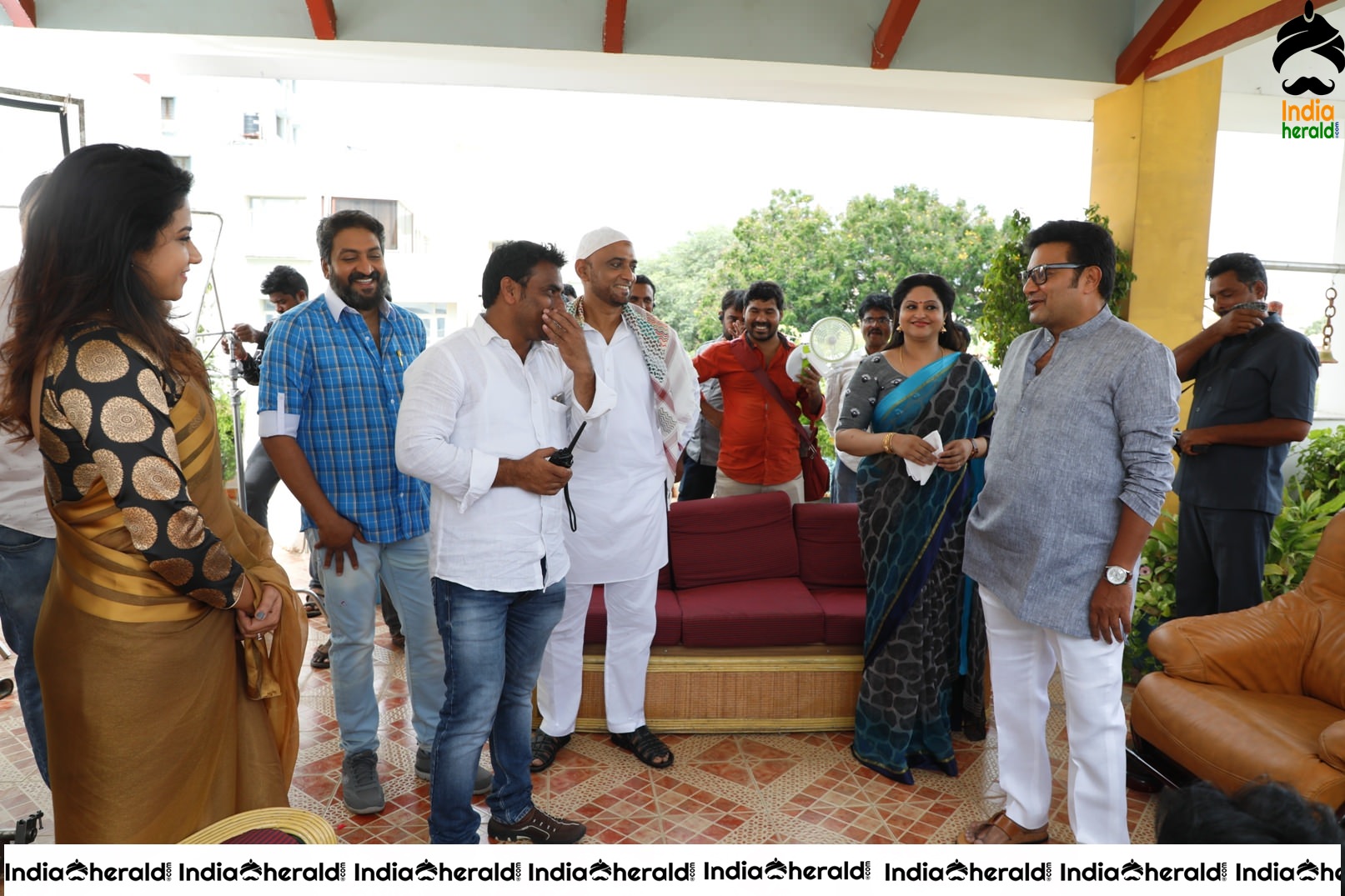 ANANDA BHAIRAVI MOVIE WORKING stills