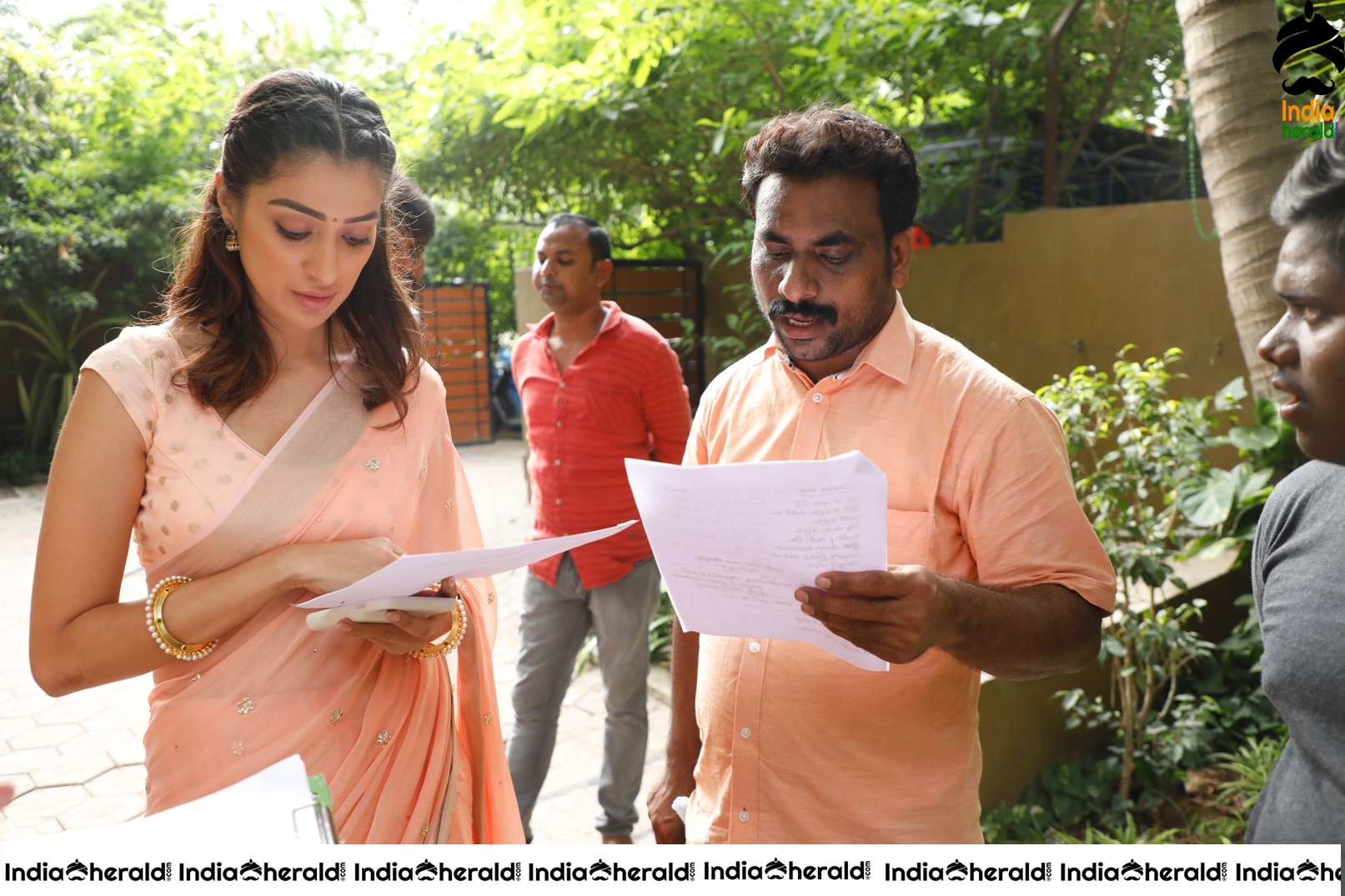 ANANDA BHAIRAVI MOVIE WORKING stills