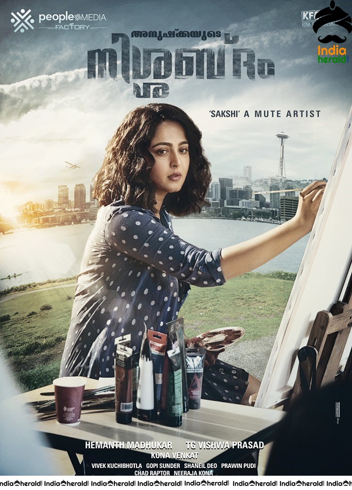 Anushka In Nishabdham Posters In Four Languages