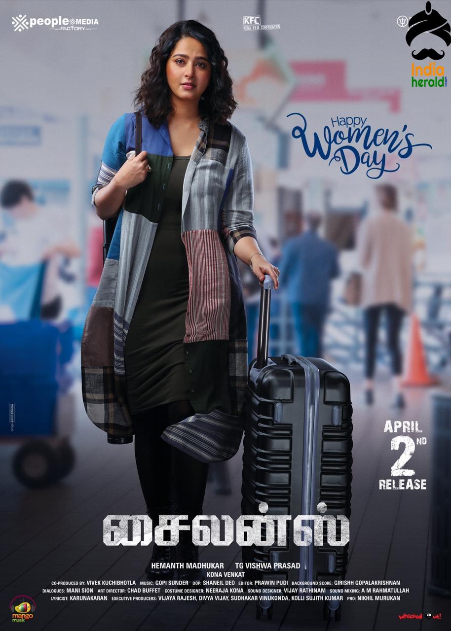 Anushka New Stills and Poster from Silence Movie