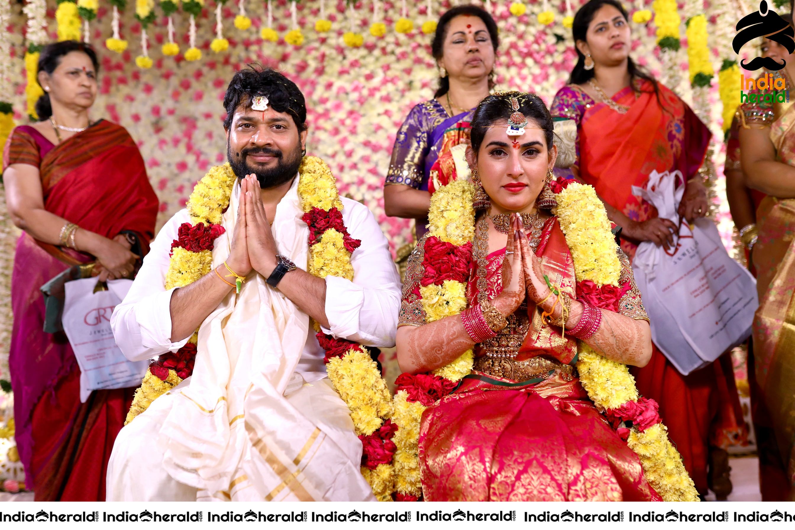 Archana Wedding Reception HD Photos Set 1