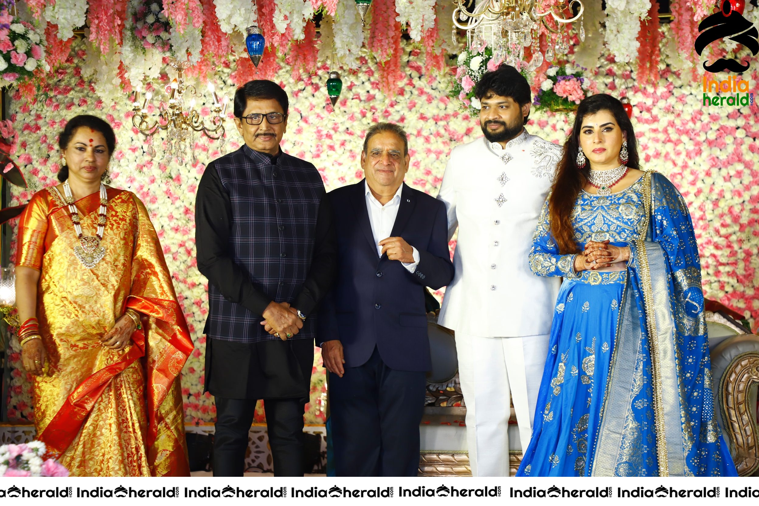 Archana Wedding Reception HD Photos Set 2