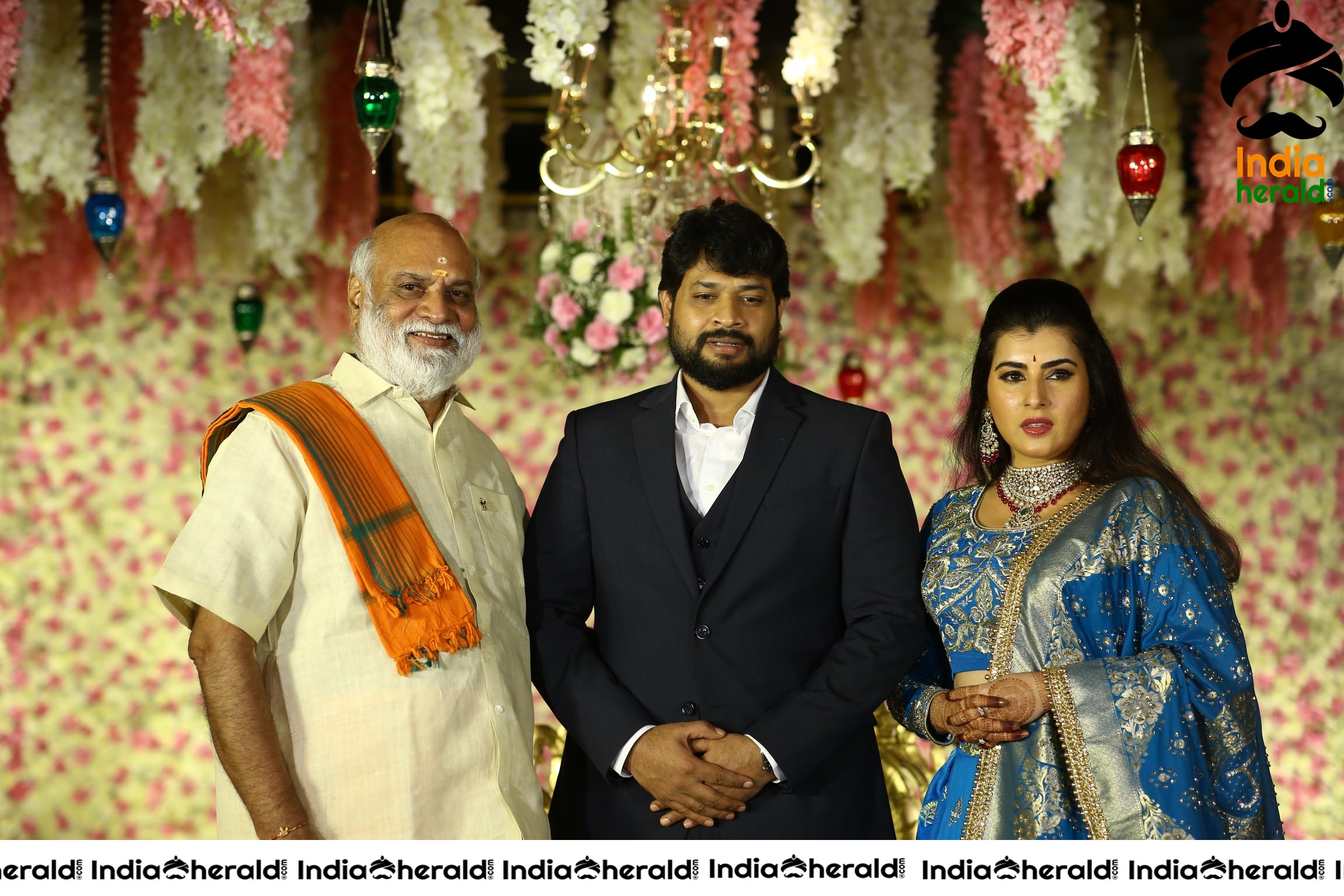 Archana Wedding Reception HD Photos Set 2