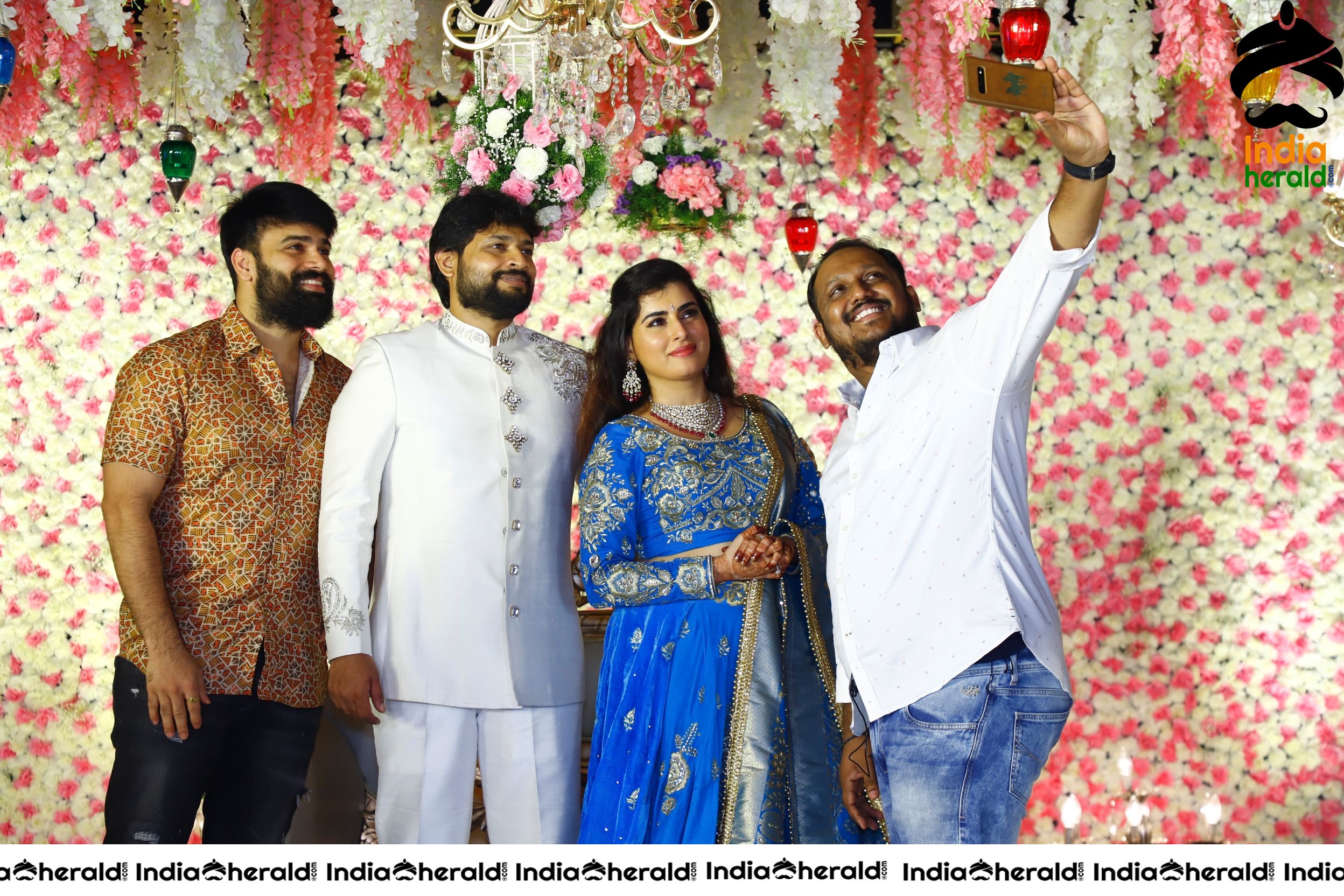 Archana Wedding Reception HD Photos Set 2