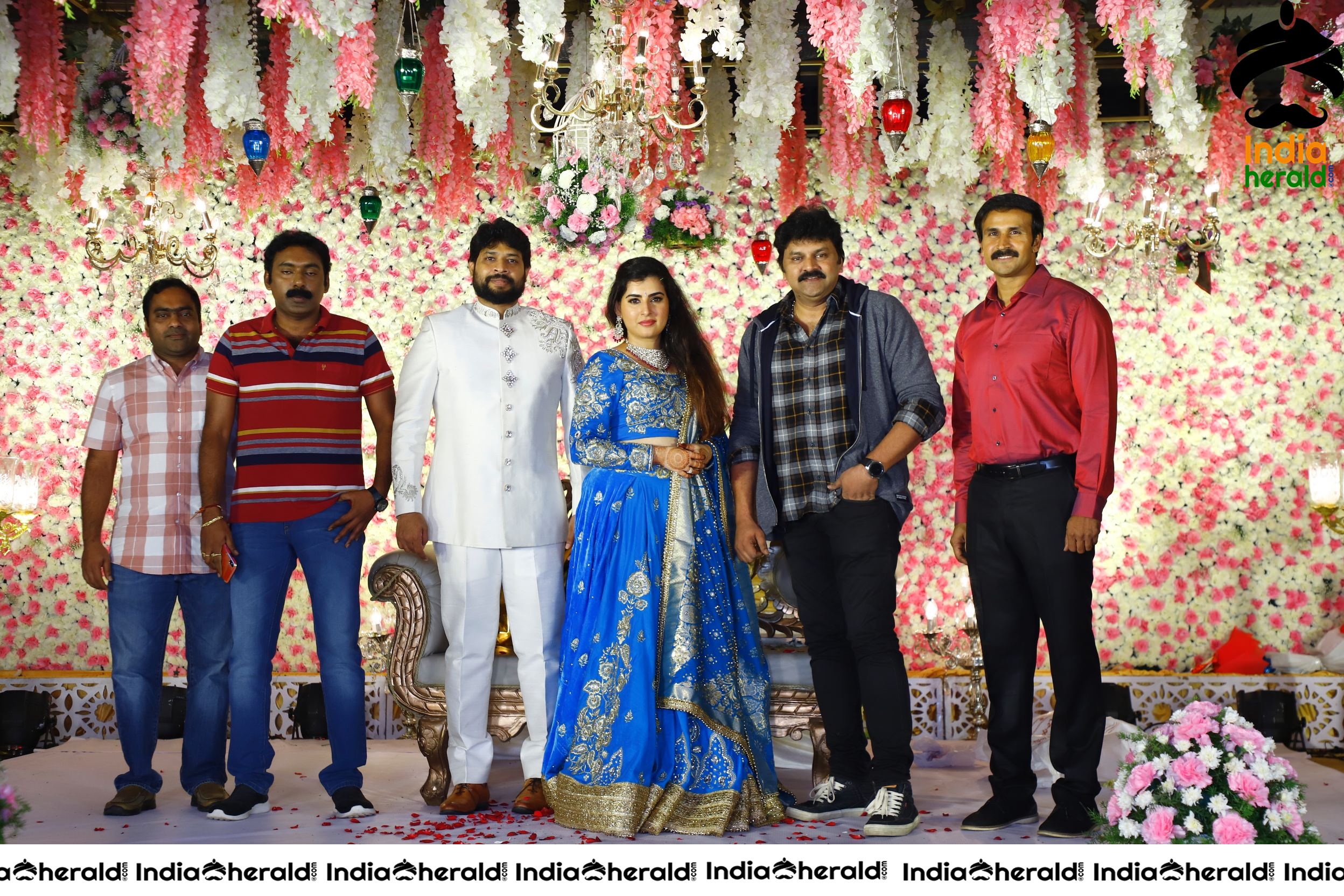 Archana Wedding Reception HD Photos Set 2