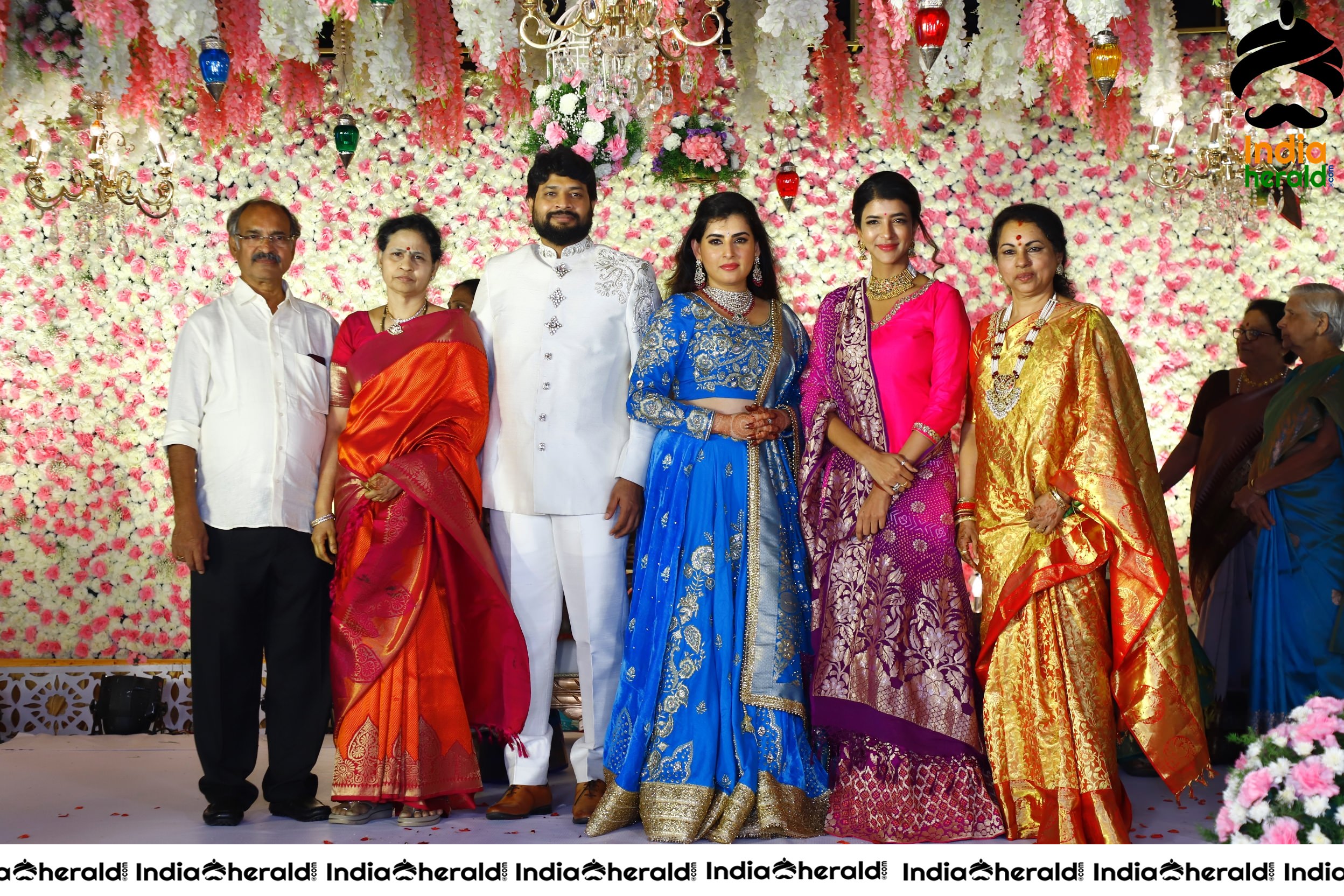 Archana Wedding Reception HD Photos Set 2