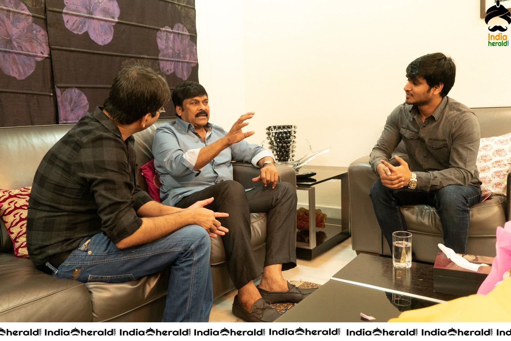 Arjun Suravaram team with Megastar Chiranjeevi