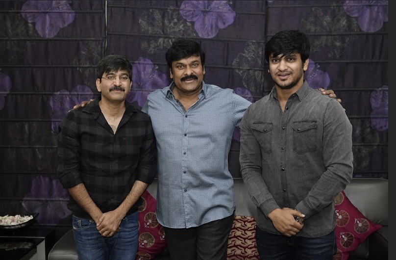 Arjun Suravaram team with Megastar Chiranjeevi