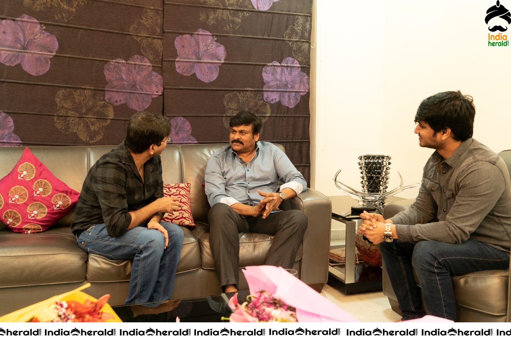 Arjun Suravaram team with Megastar Chiranjeevi