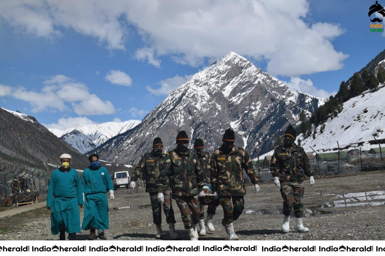 Army Camp airlifted a pregnant lady stranded at Dawar due to Corona Virus