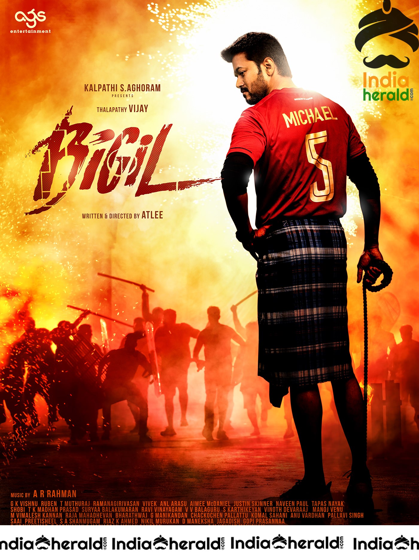 Bigil aka Whistle Movie HD Stills and Posters Set 3