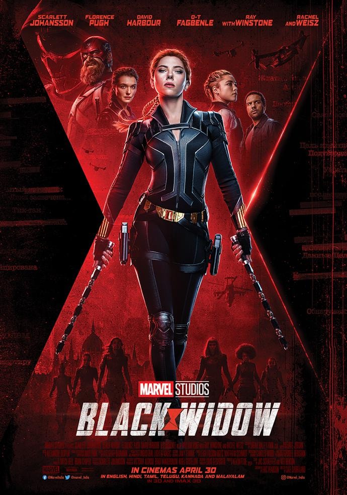 Black Widow releasing on April 30 in India ahead of USA