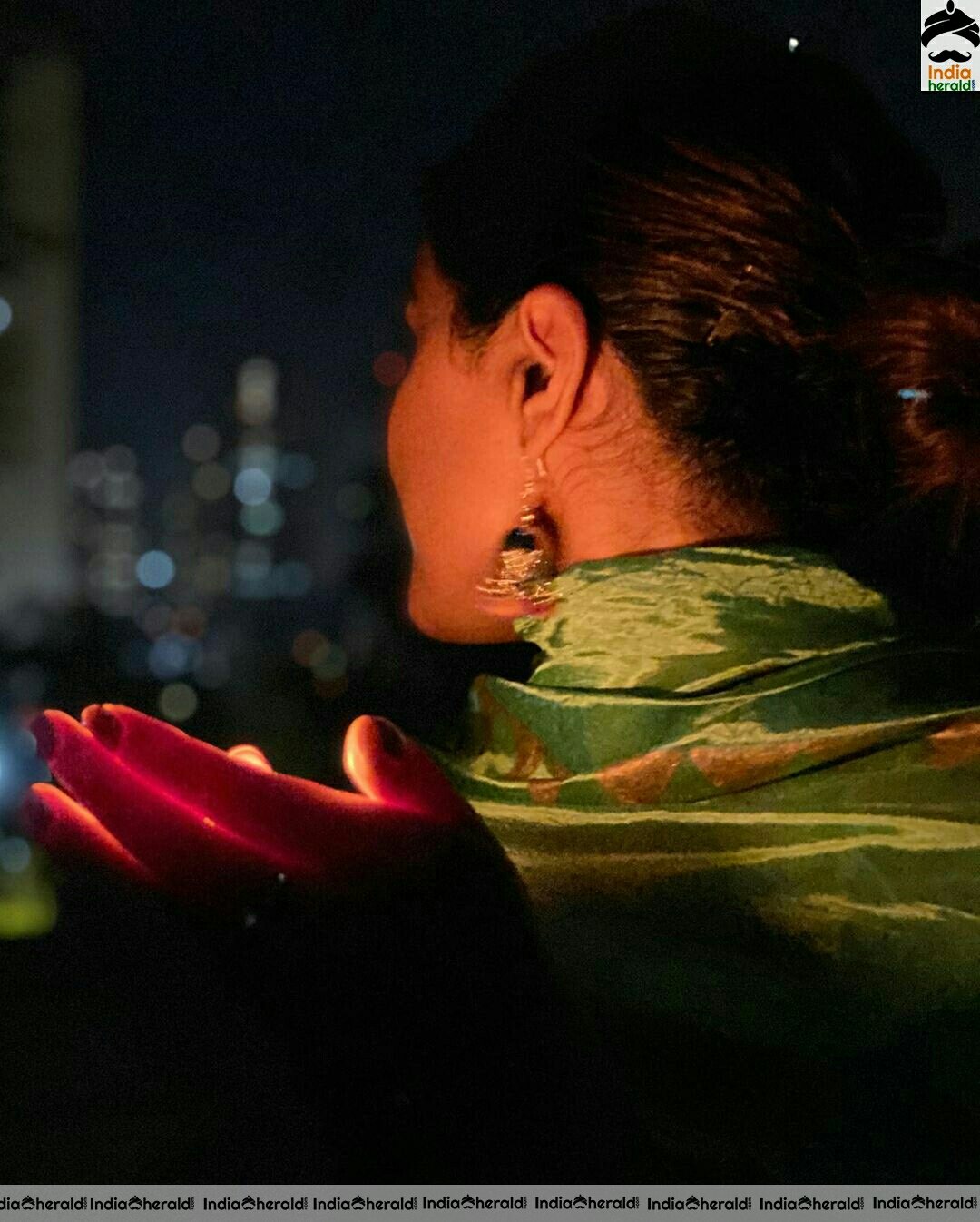 Celebs holding their diyas to show their support in India fighting against the COVID19