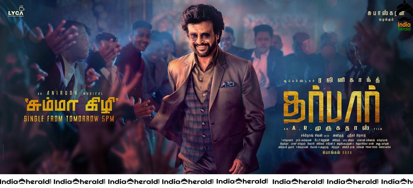 Darbar Single Track Chumma Kizhi Poster