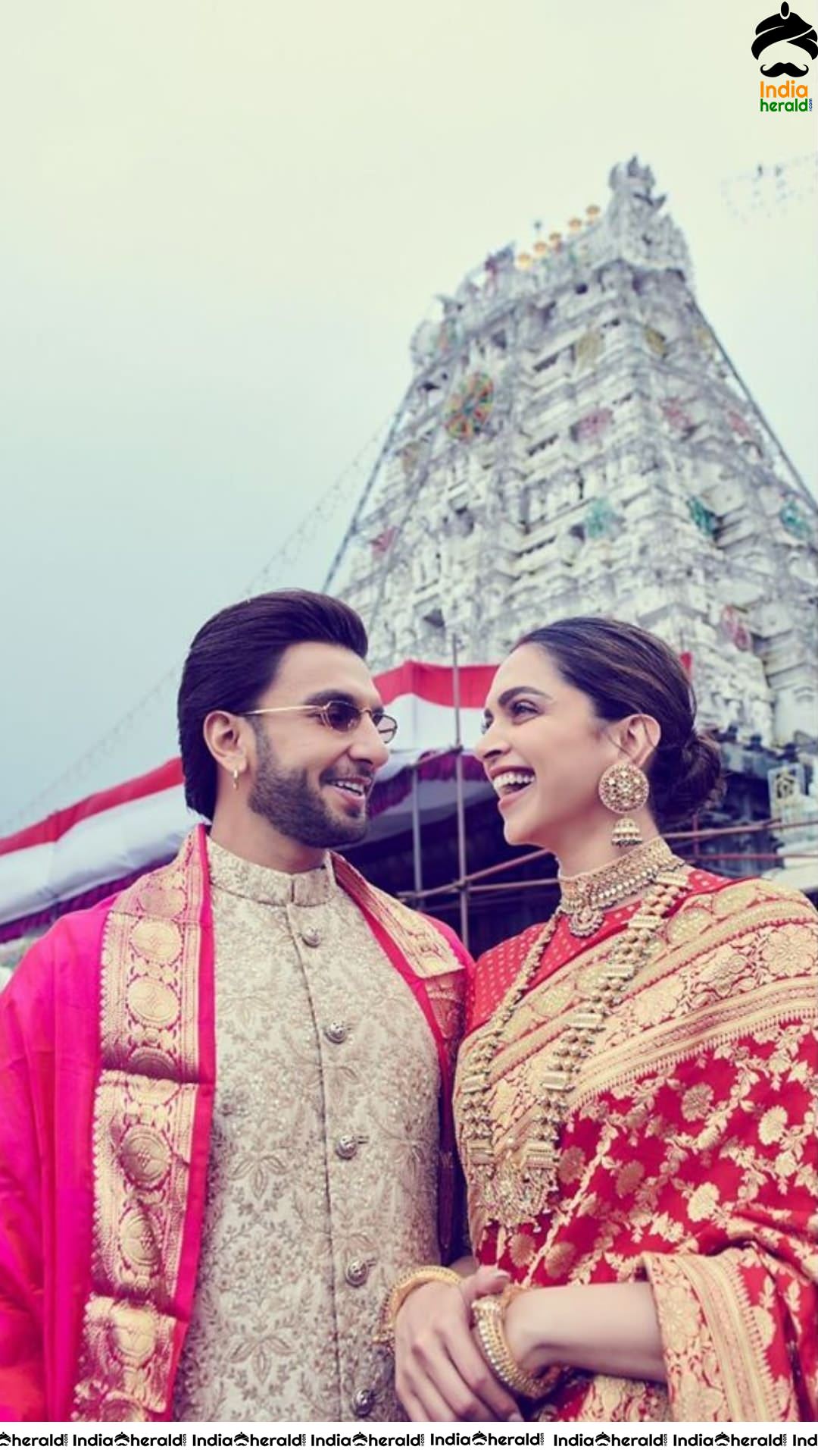 Deepika Padukone and Ranveer Singh seek blessings from Lord Venkateswara on eve of their wedding anniversary