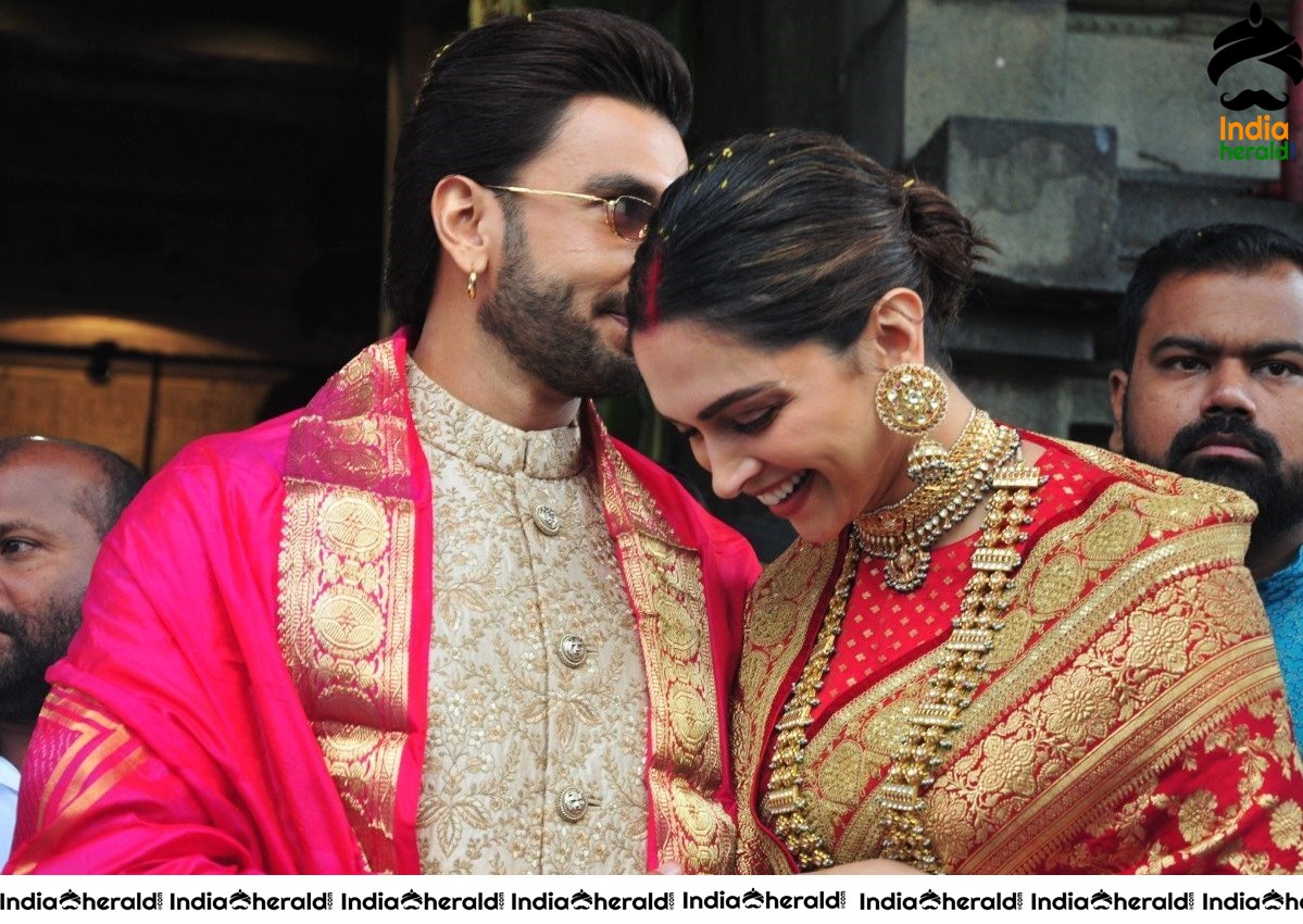 Deepika Padukone and Ranveer Singh seek blessings from Lord Venkateswara on eve of their wedding anniversary