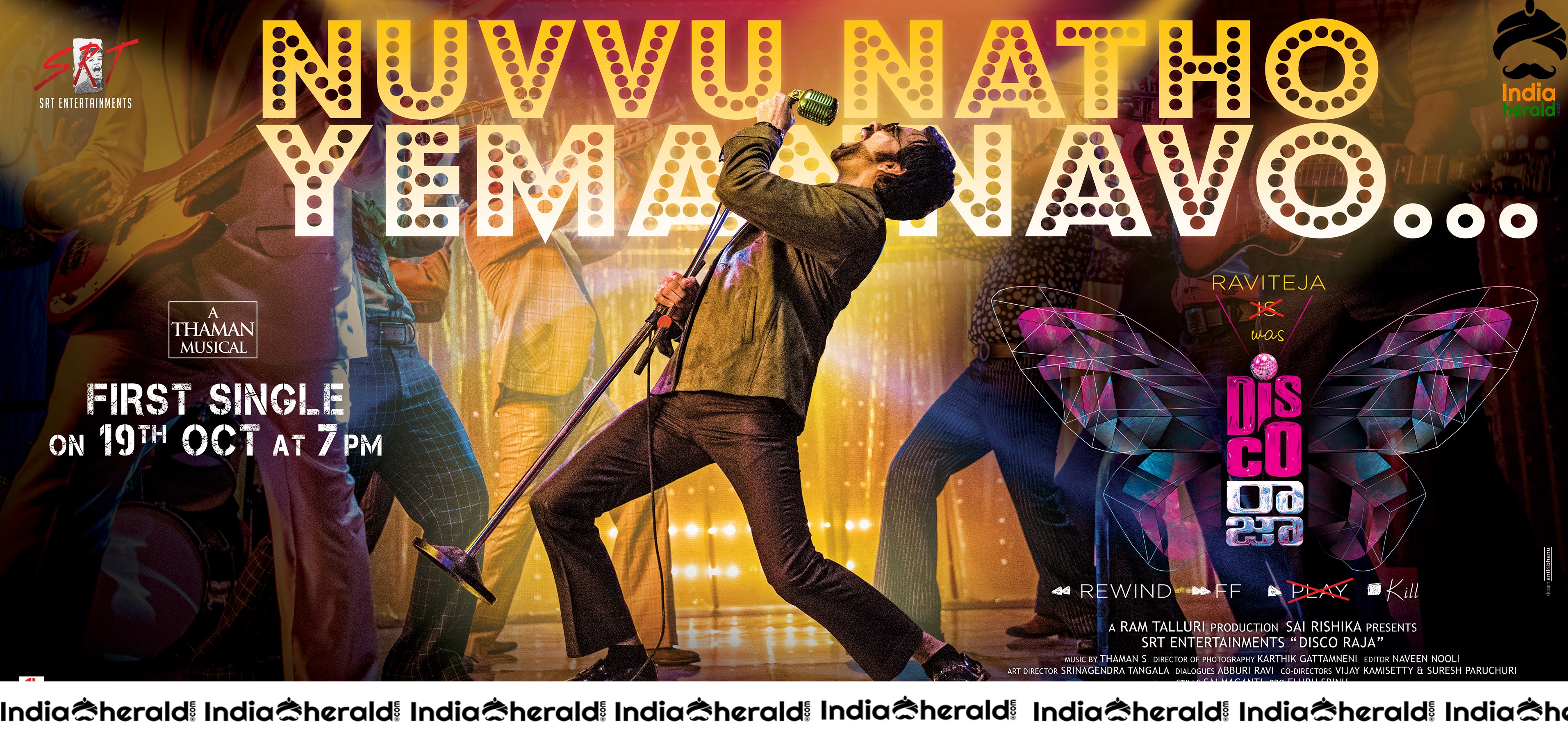 Disco Raja First Single HD Poster and Still