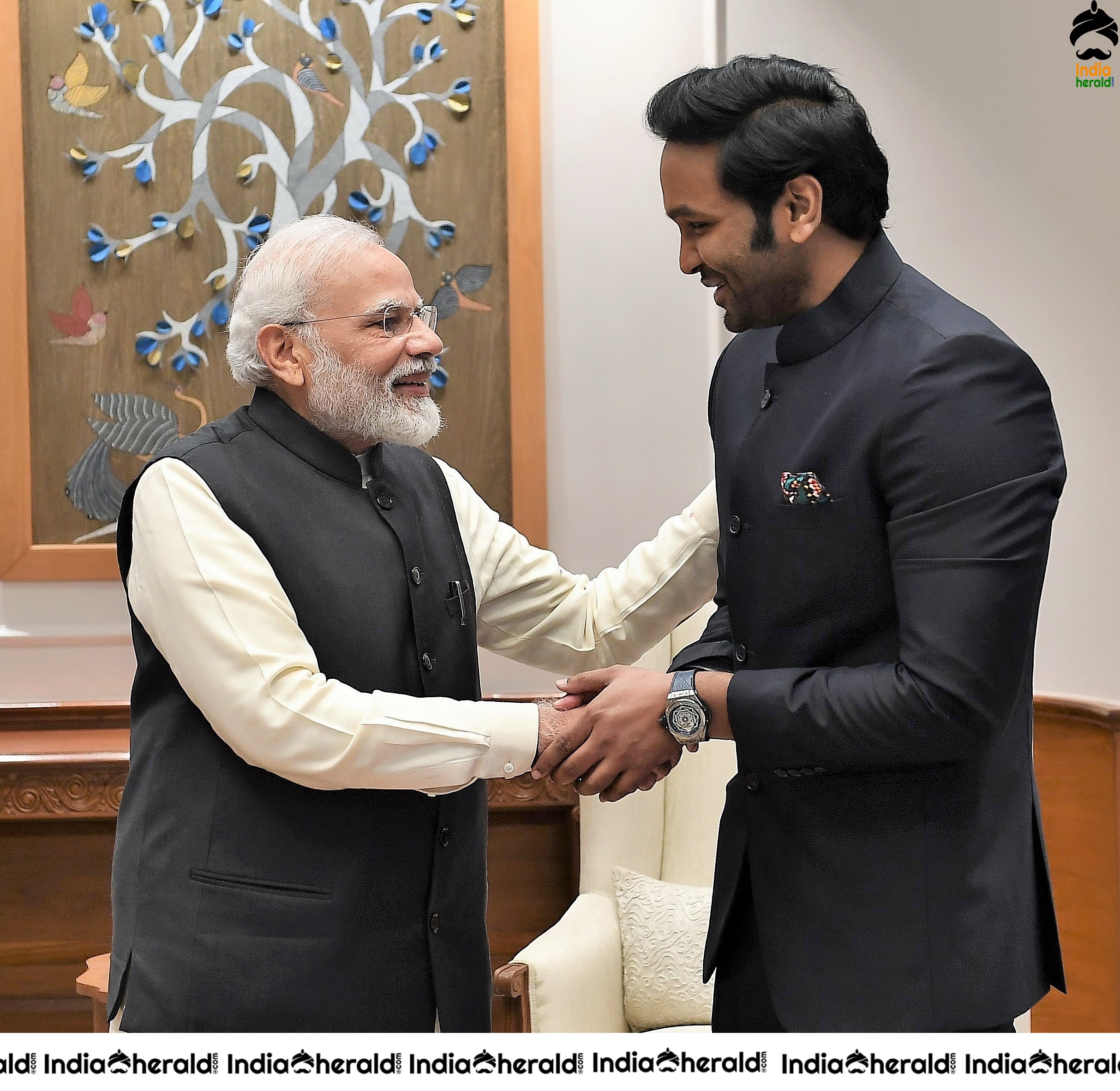 Dr M Mohan Babu and family meets PM Modi