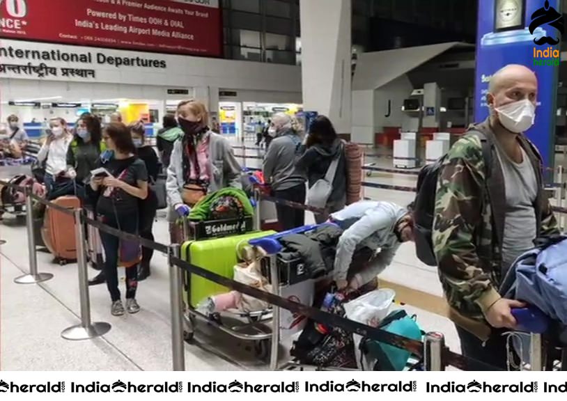 Fourth dedicated flight with Russian nationals departed from Delhi due to Corona Virus pandemic