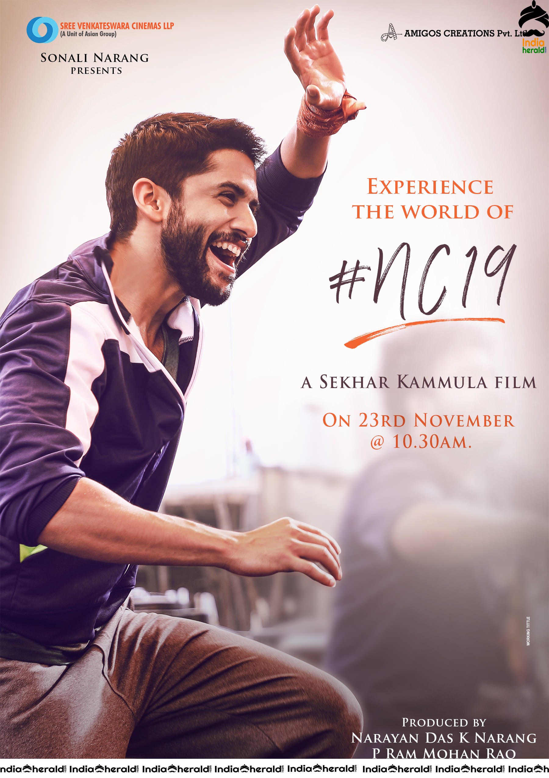 Hero Naga Chaitanya Look from NC 19 Revealed