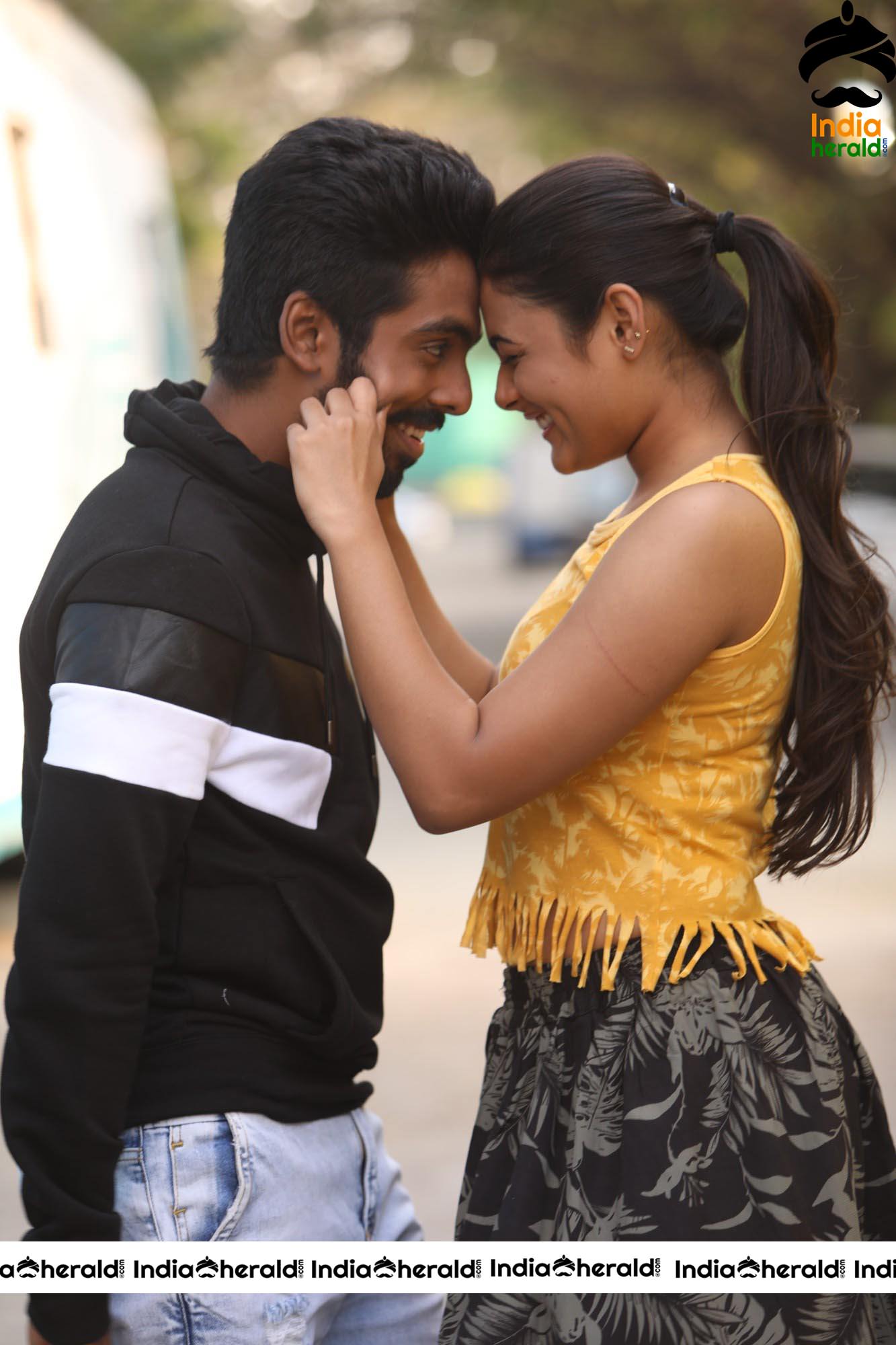 Hot HD Stills Of Shalini Pandey And GVP From 100 Percent Kaadhal