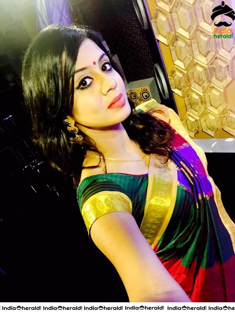 Hot Unseen Photos of Brahmin Anchor Anjana Rangan Set 1