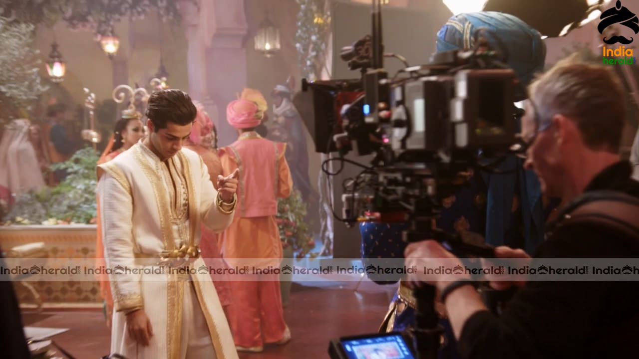 India Herald Exclusive Aladdin 2019 Unseen Making Stills Set 1
