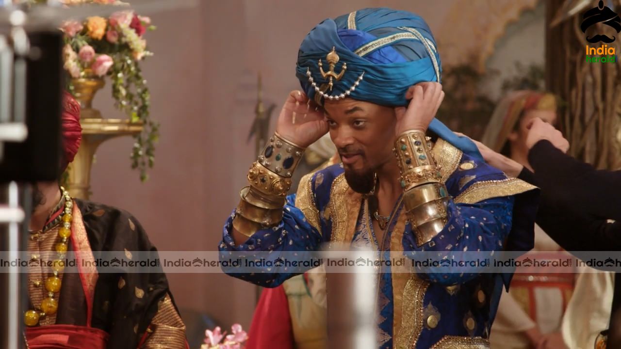 India Herald Exclusive Aladdin 2019 Unseen Making Stills Set 1