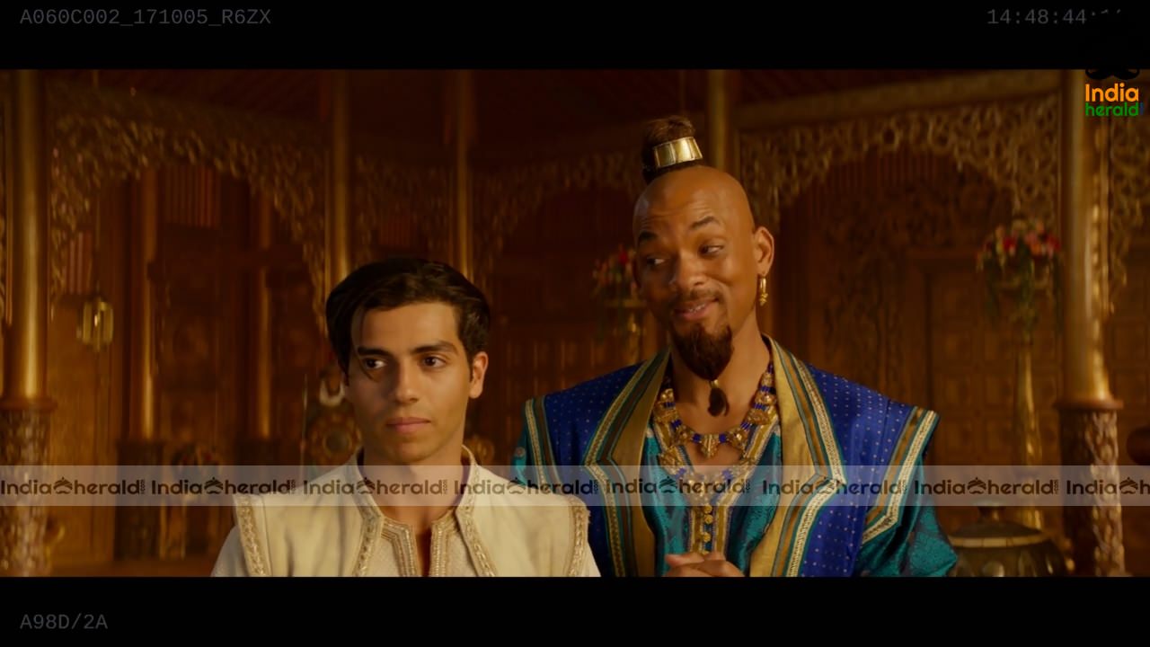 India Herald Exclusive Aladdin 2019 Unseen Making Stills Set 1