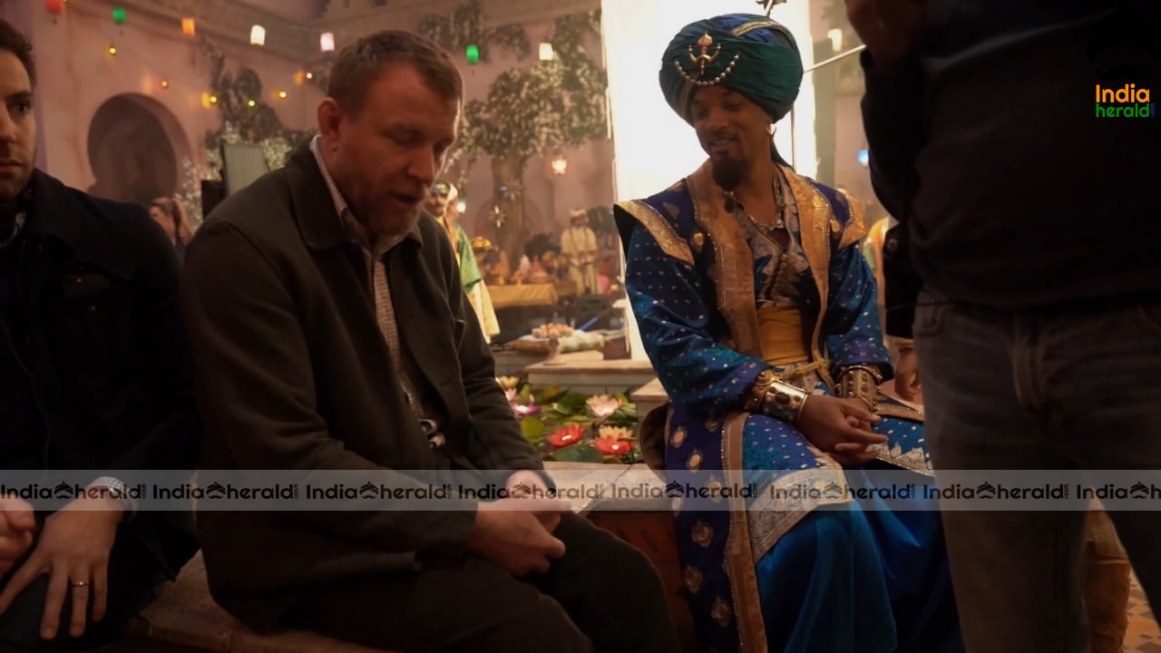India Herald Exclusive Aladdin 2019 Unseen Making Stills Set 1