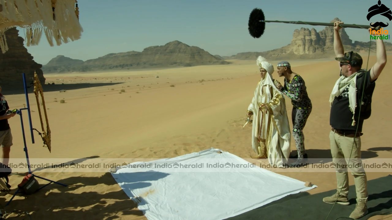 India Herald Exclusive Aladdin 2019 Unseen Making Stills Set 1