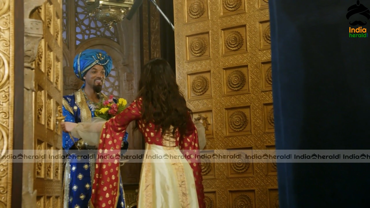 India Herald Exclusive Aladdin 2019 Unseen Making Stills Set 1