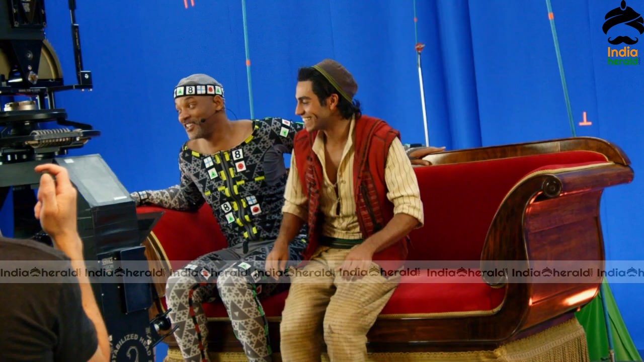 India Herald Exclusive Aladdin 2019 Unseen Making Stills Set 1