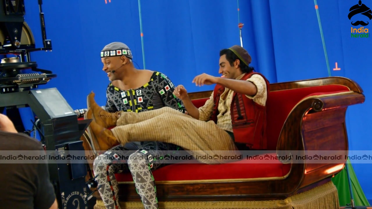 India Herald Exclusive Aladdin 2019 Unseen Making Stills Set 1
