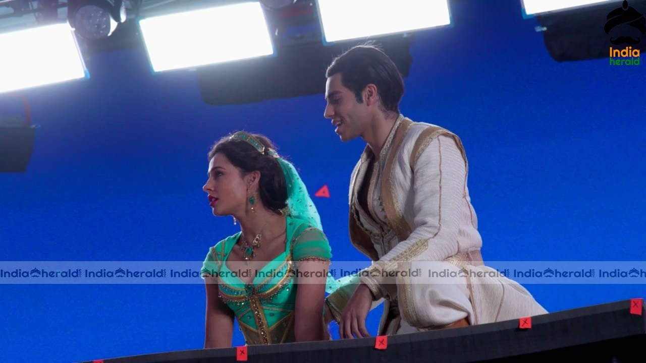 India Herald Exclusive Aladdin 2019 Unseen Making Stills Set 3