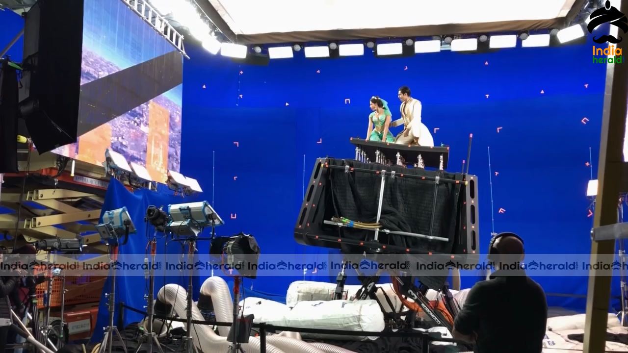 India Herald Exclusive Aladdin 2019 Unseen Making Stills Set 3