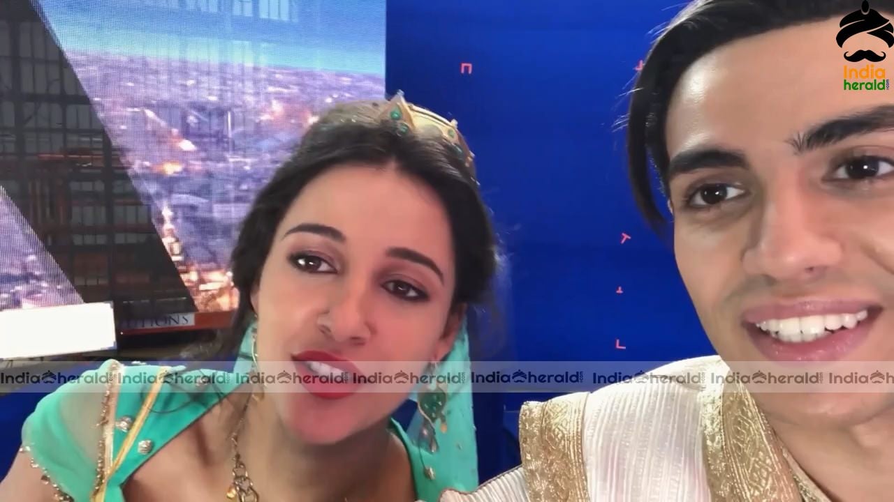 India Herald Exclusive Aladdin 2019 Unseen Making Stills Set 3